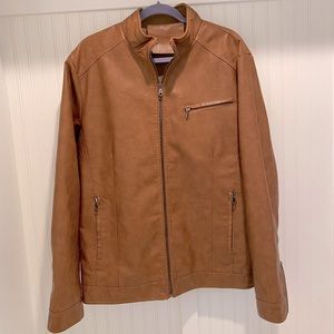 Men’s Faux Leather Jacket size S